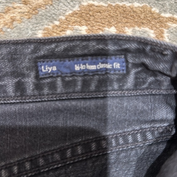 Citizens of Humanity Premium Vintage Liya Hi-Lo Hem Jeans in Black size 25 - Picture 4 of 10